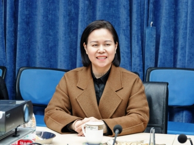 海宁市市长许红莲一行莅临w66集团科技走访调研